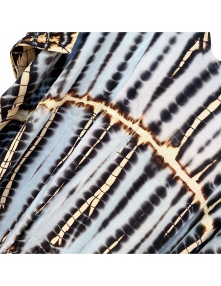 Himmelblau langes Kleid Kaftan Stil Boho