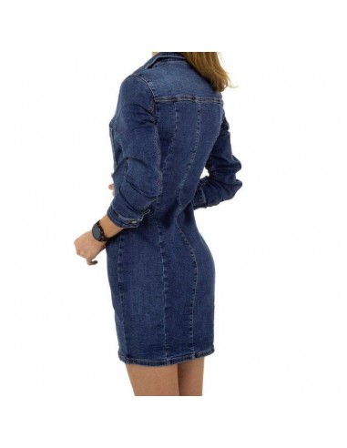 Long denim dress