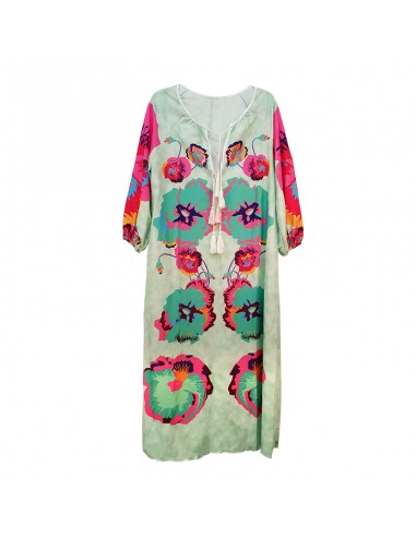 Flowery Boho dress - Pansies