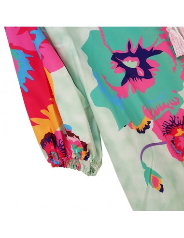 Bloemrijke Boho jurk - Viooltjes