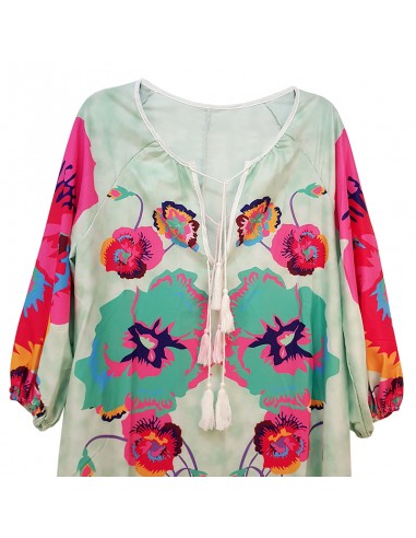 Bloemrijke Boho jurk - Viooltjes