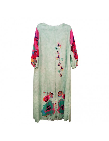 Bloemrijke Boho jurk - Viooltjes