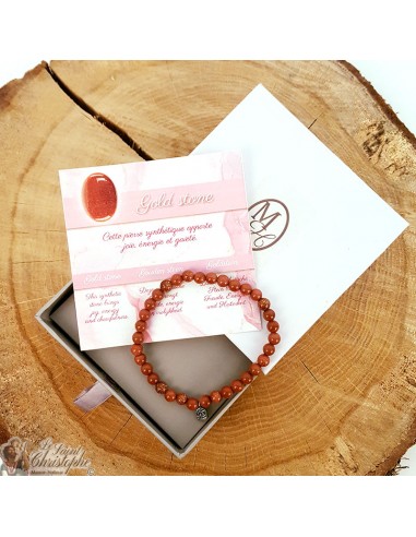 Goldstein-Armband – Stein der Freude