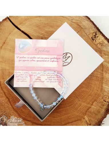 Bracelet en Opaline - pierre du calme