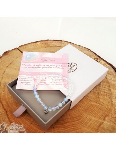Bracelet en Opaline - pierre du calme
