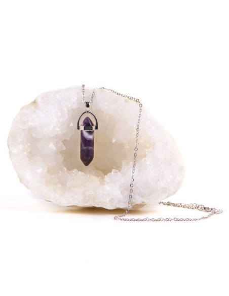 Hanger Ketting Amethist steen