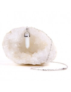 Pendant Necklace artificial moonstone