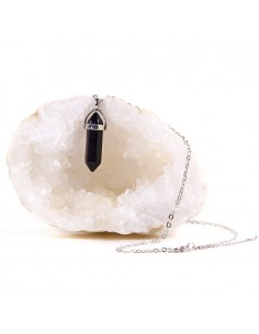 Pendant Necklace blue sand stone