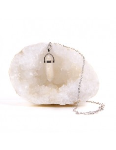 Rock Crystal Pendant Necklace