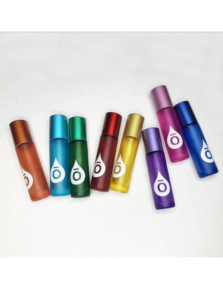 Roller bottle in smoked glass color