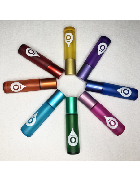 Roller bottle in smoked glass color