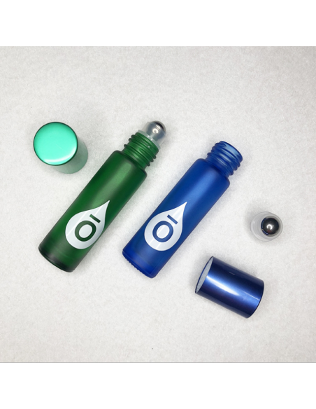 Roller bottle in smoked glass color