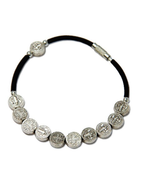 Bracelet Saint Benoit metal black
