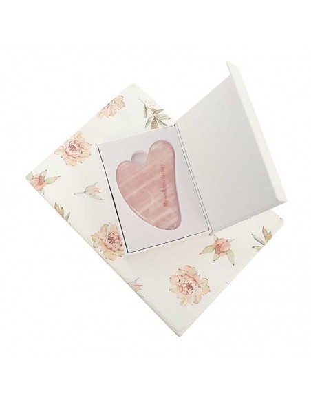 Gua Sha Face Massage Stone - Rose Quartz
