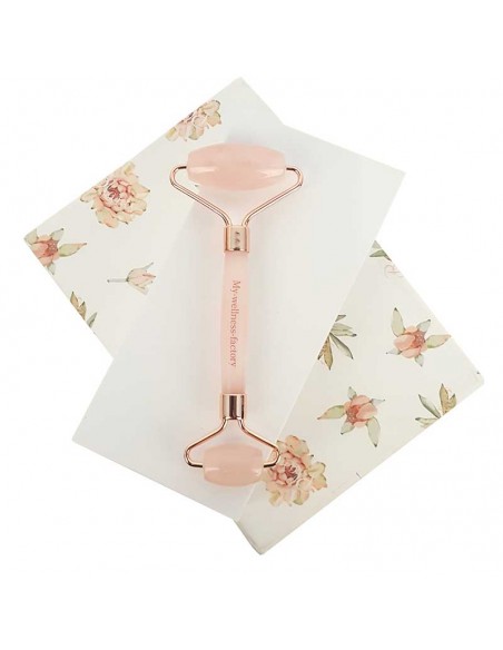 Stone massage roller - Rose Quartz