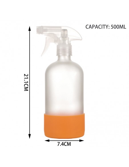 Glass bottle with pump sprayer 500ml