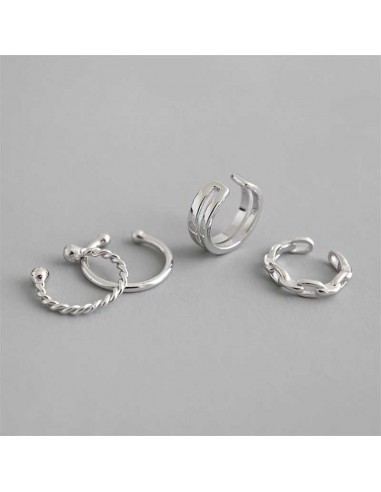 Oorbellen zonder gat in zilver 925