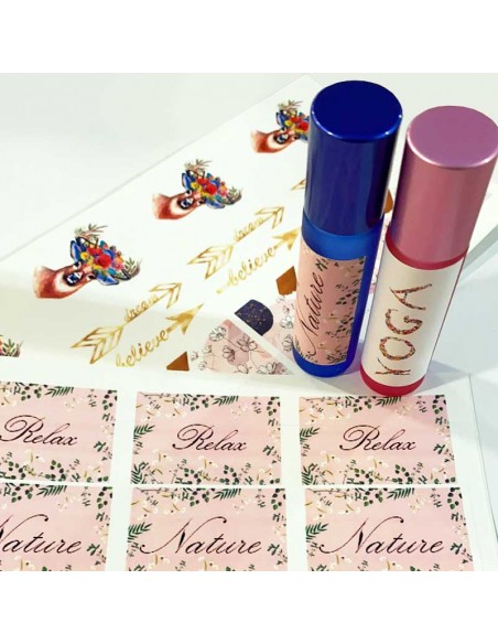 Etiquettes autocollantes personnalisables 48 x 31 mm - 36 pcs