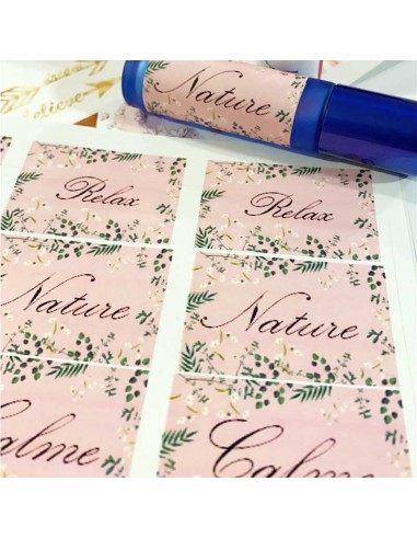 Etiquettes autocollantes personnalisables 48 x 31 mm - 36 pcs