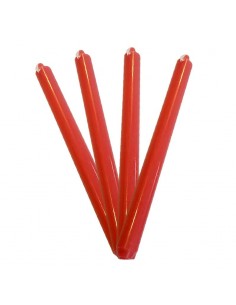 Bougies MH vieux rose colorées dans la masse - lot 4 pcs