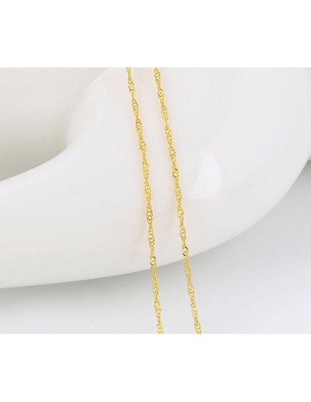 24 k gold plated chain - 45 cm