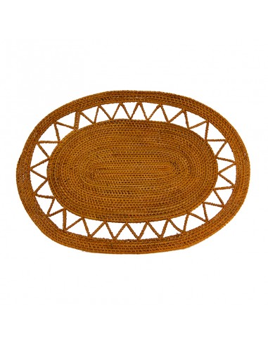 Set de Table en rotin tressé et ajouré - 6 pièces