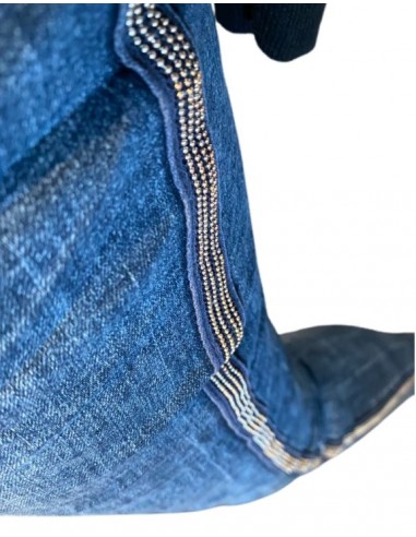 Jeans Seitenstreifen mit Nieten