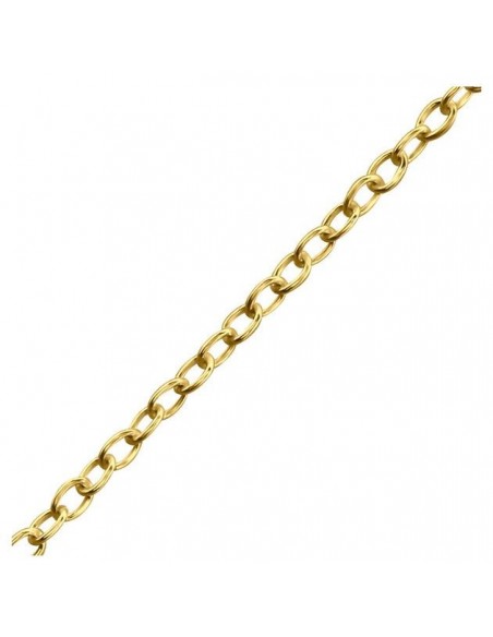 Gold plated chain - silver 925 - 81 cm