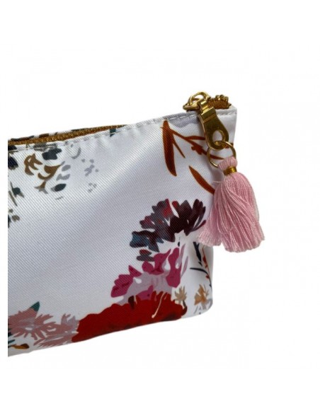 Opbergzakje voor etherische oliën - roze pompon