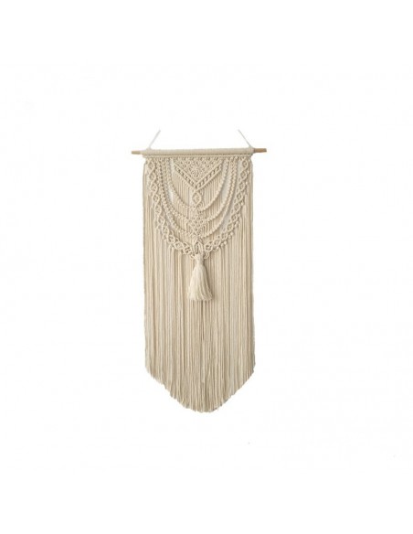Macramé wall hanging - pompon