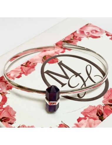 925 silver amethyst bracelet