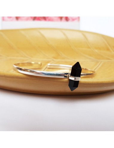 Bracelet onyx noir argent 925