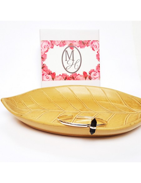 Armband aus schwarzem Onyx Silber 925