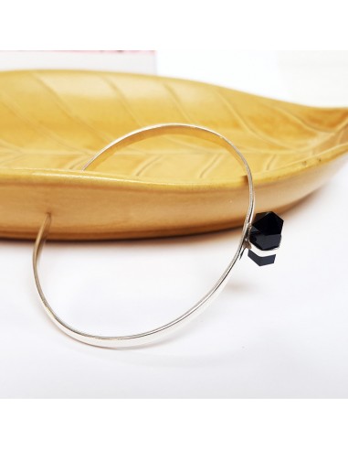 Bracelet onyx noir argent 925