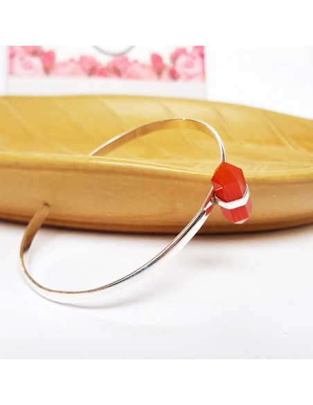 Bracelet sardonyx argent 925