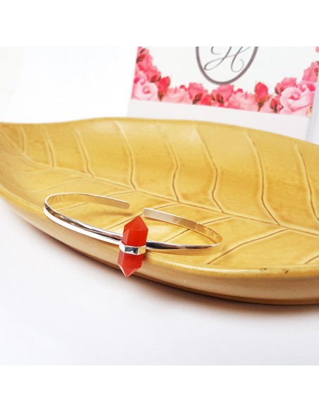 Armband sardonyx zilver 925