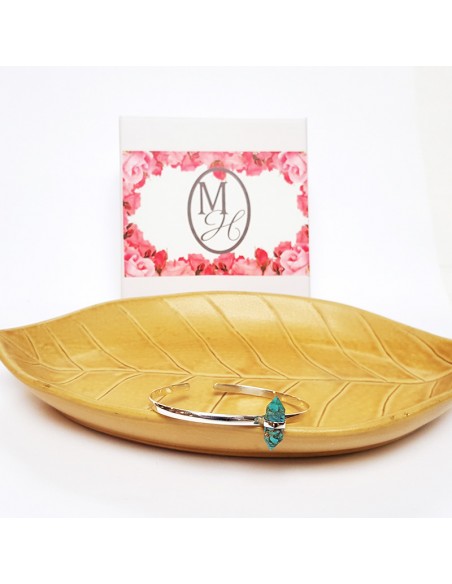 Turquoise silver bracelet 925