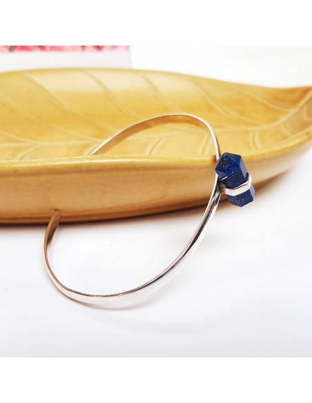 Bracelet lapis-lazuli argent 925