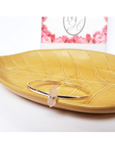 Bracelet quartz rose argent 925