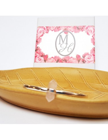 Bracelet quartz rose argent 925