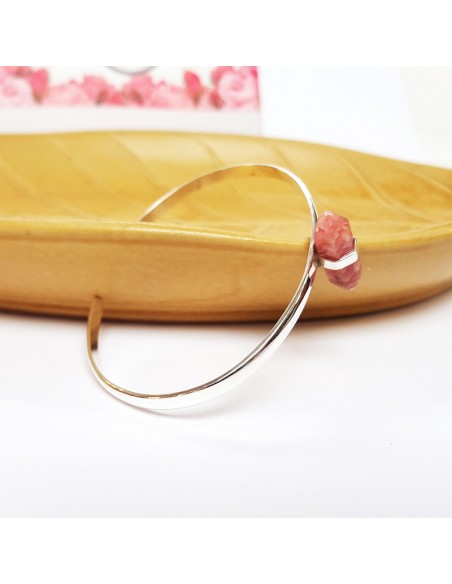 Armband rhodochrosiet zilver 925