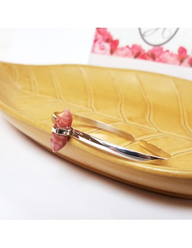 Bracelet rhodochrosite argent 925
