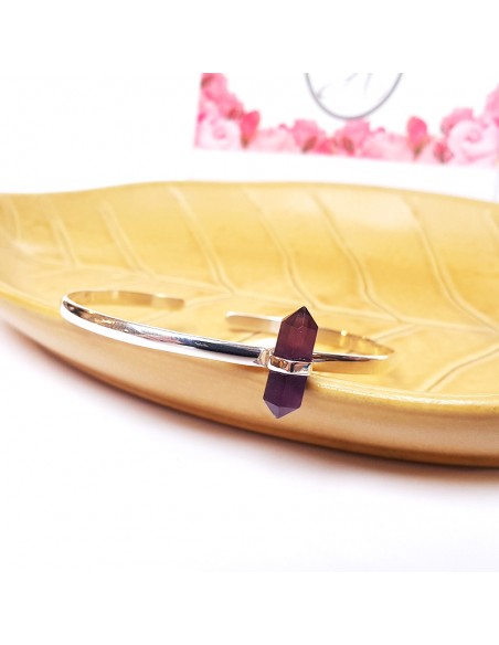 Bracelet améthyste en argent 925