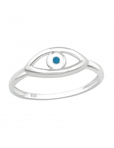 Evil Eye Ring, .925 Sterling Silver, 14K Gold Plated Cubic Zirconia Ni –  KesleyBoutique