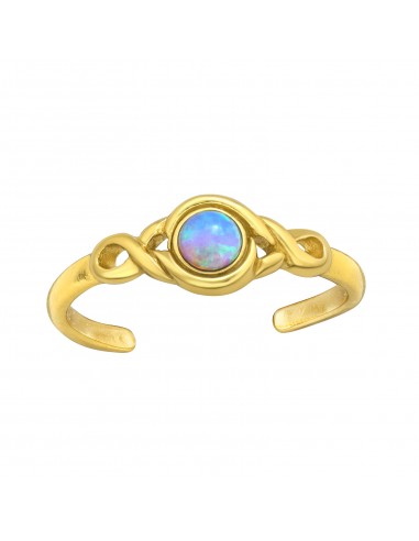 10K Yellow Gold Enamel Blue Teddy Bear Adjustable Toe Ring – Shalimar  Custom Jewelers