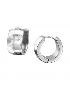 Boucles d'oreilles Croix en Acier Chirurgical Huggies