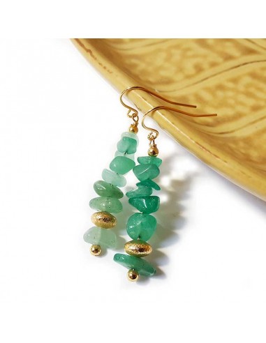 Set of 11 golden seed beads earrings - 11 pairs