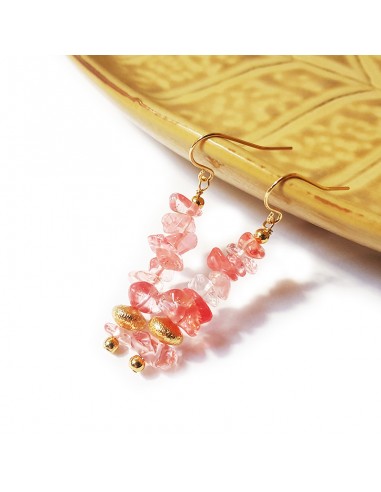 Set of 11 golden seed beads earrings - 11 pairs