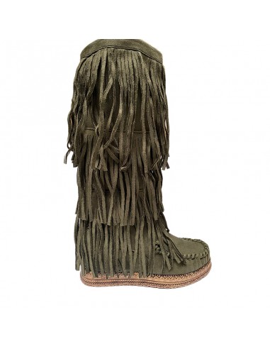Bottes à franges Minnetonka - vert