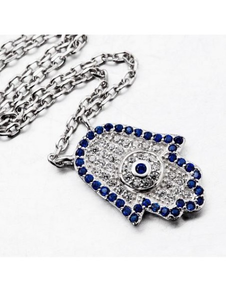 Fatma's hand ketting - zilver 925